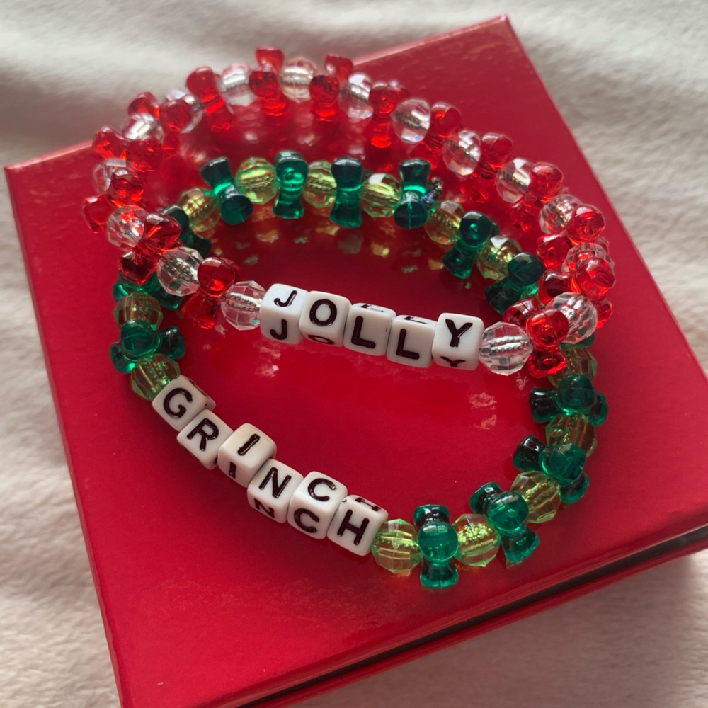 Christmas 🎄 bracelets - homemade